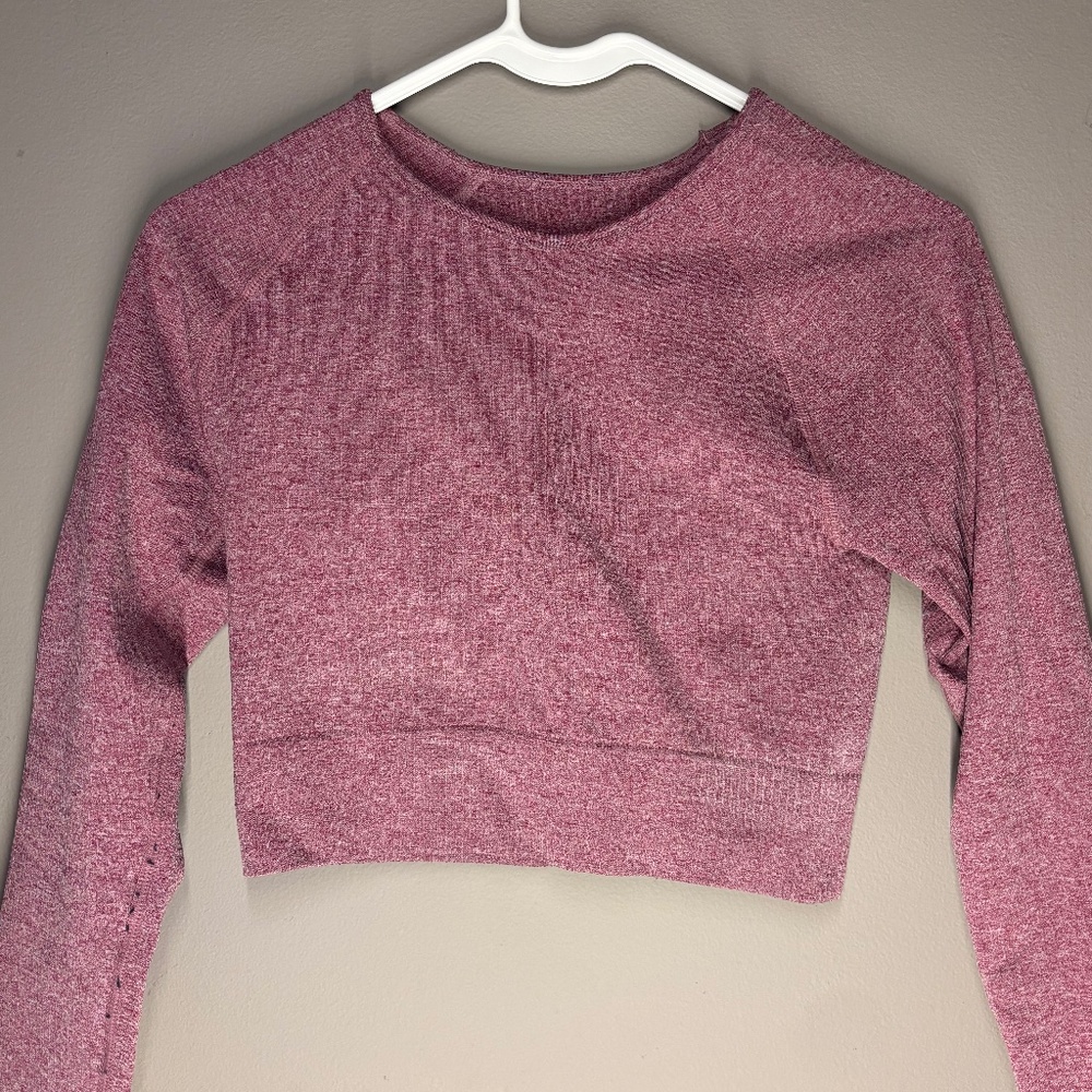 Ribbed workout crop top